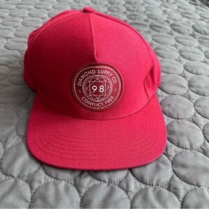 Diamond Supply Co. Crimson Cap